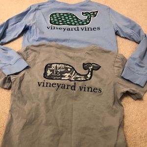 Two Vineyard Vines t shirts size 7